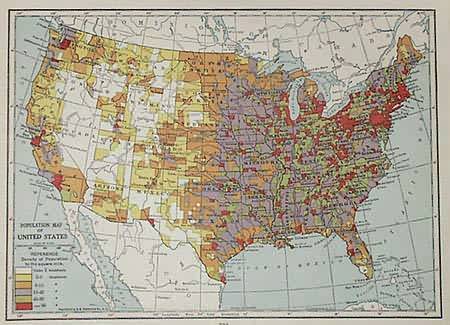 Population Map of United States