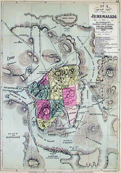 Map of Jerusalem Map of Jerusalem