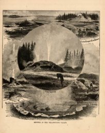 Geysers in the Yellowstone Valley
