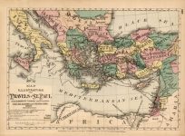 Map Illustrating the Travels of St. Paul
