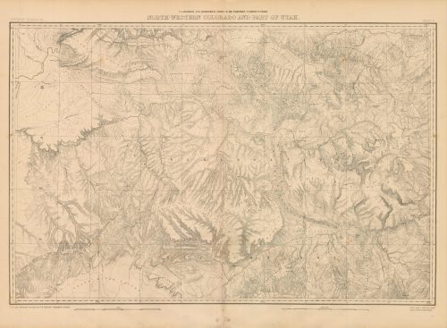 Sheet V - Northwestern Colorado and Part of Utah