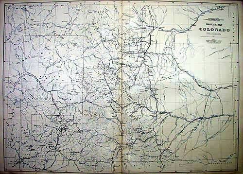 Drainage Map of Colorado