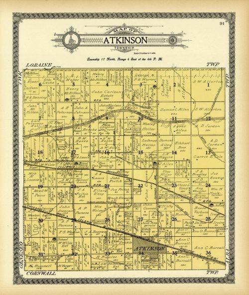 Map of Atkinson Township