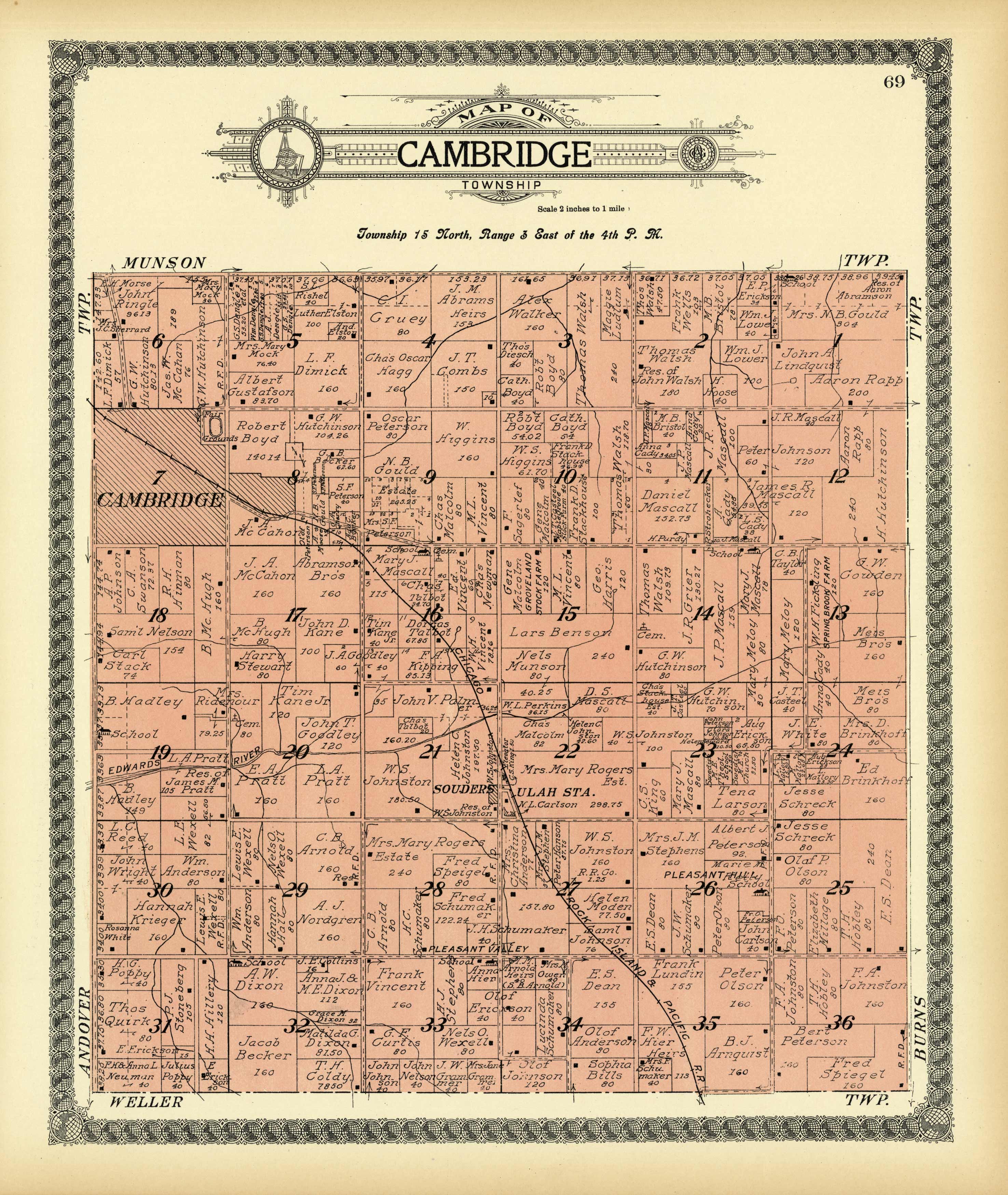 Map of Cambridge Township