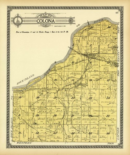 Map of Colona Township