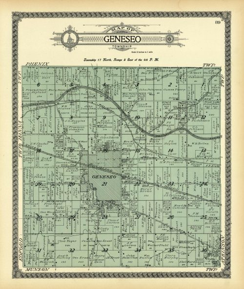 Map of Geneseo Township