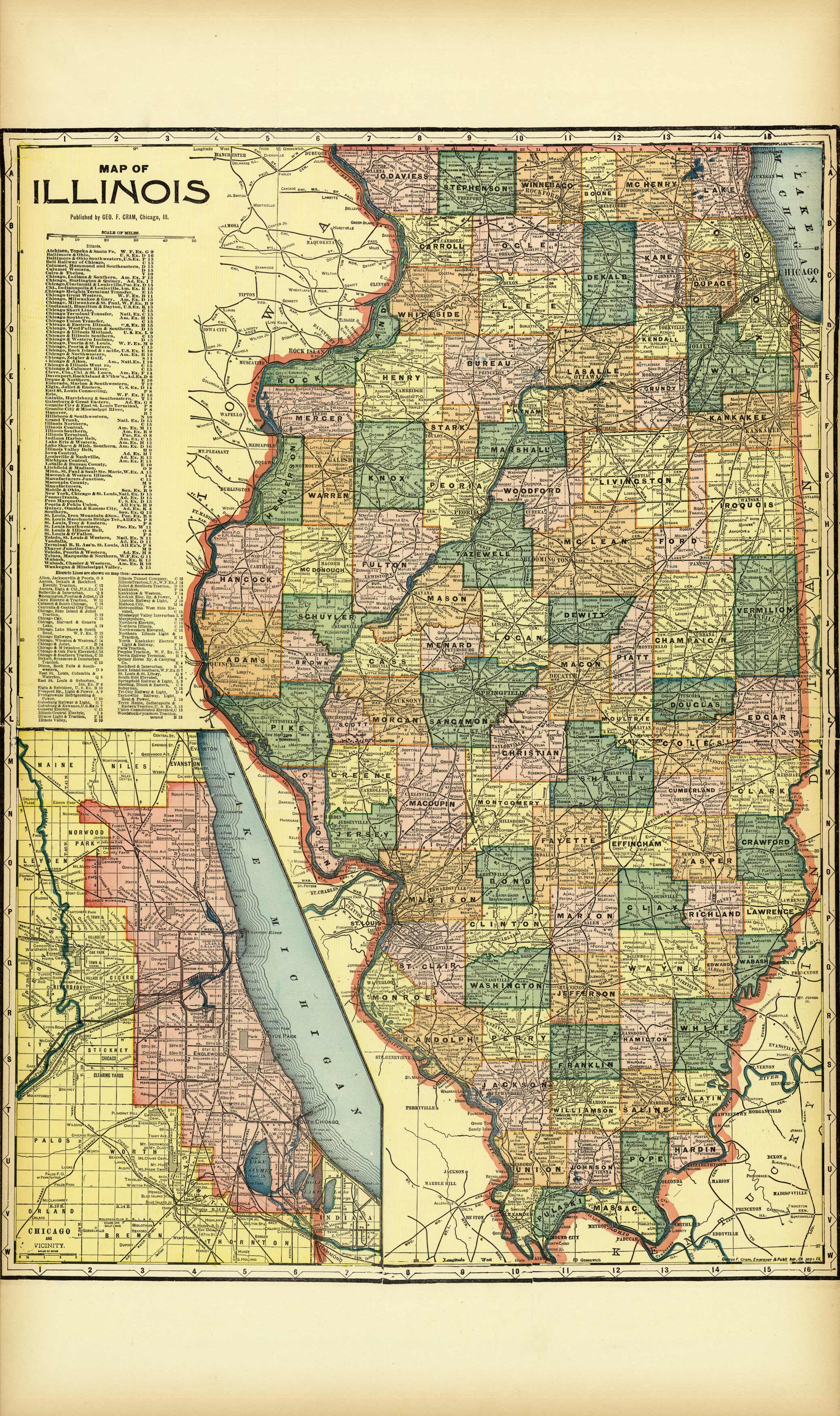 Map of Illinois