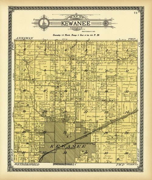 Map of Kewanee Township