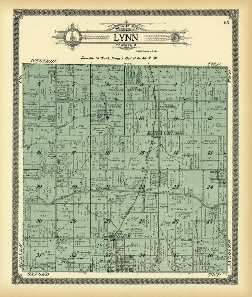 Map of Lynn Township