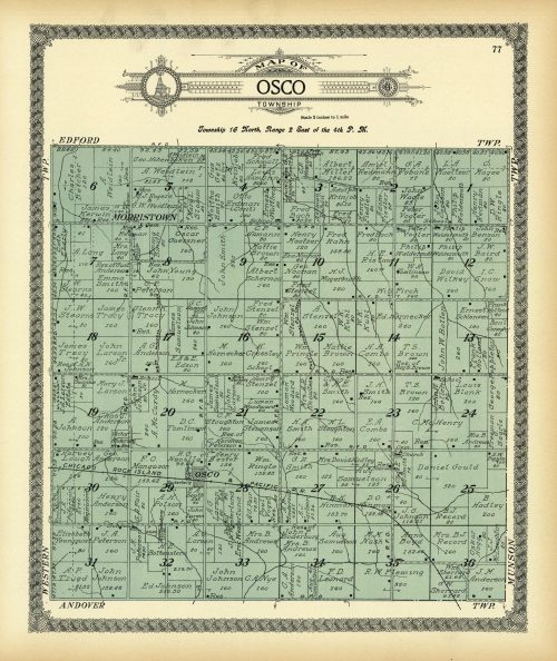 Map of Osco Township