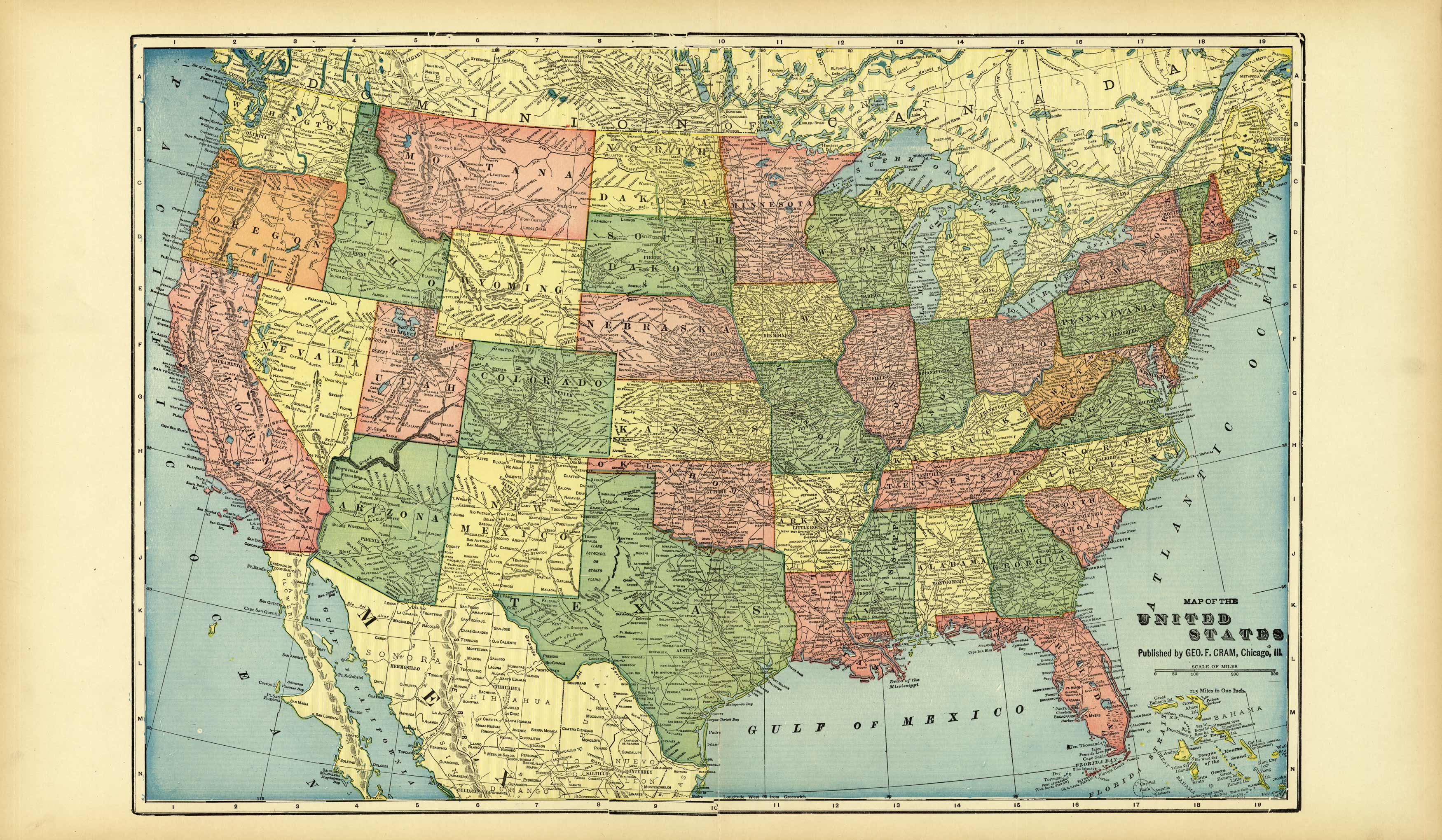 Map of the United States