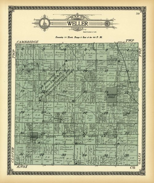 Map of Weller Township