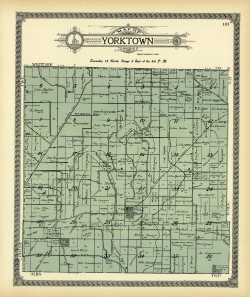 Map of Yorktown Township