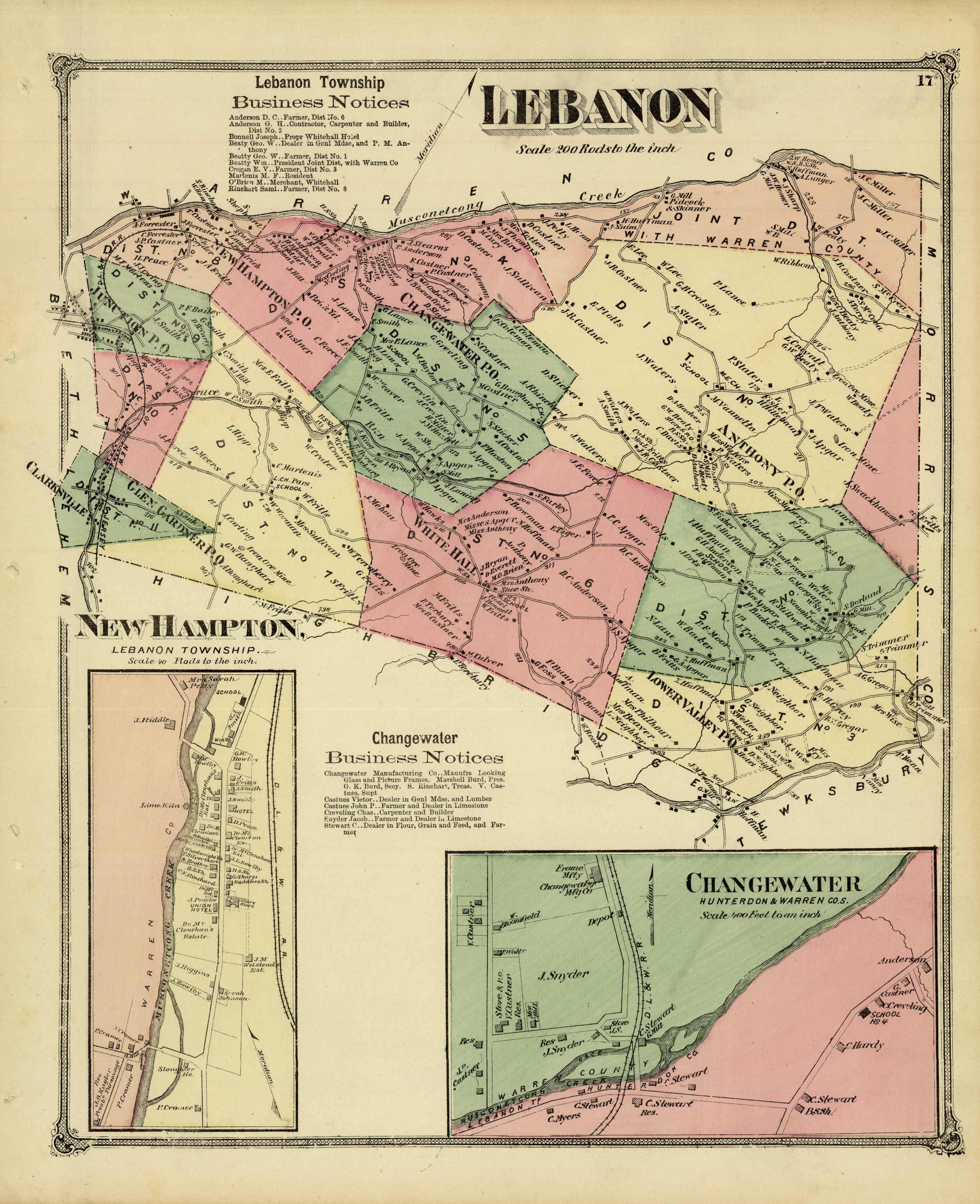 Lebanon (Township) / New Hampton / Changewater