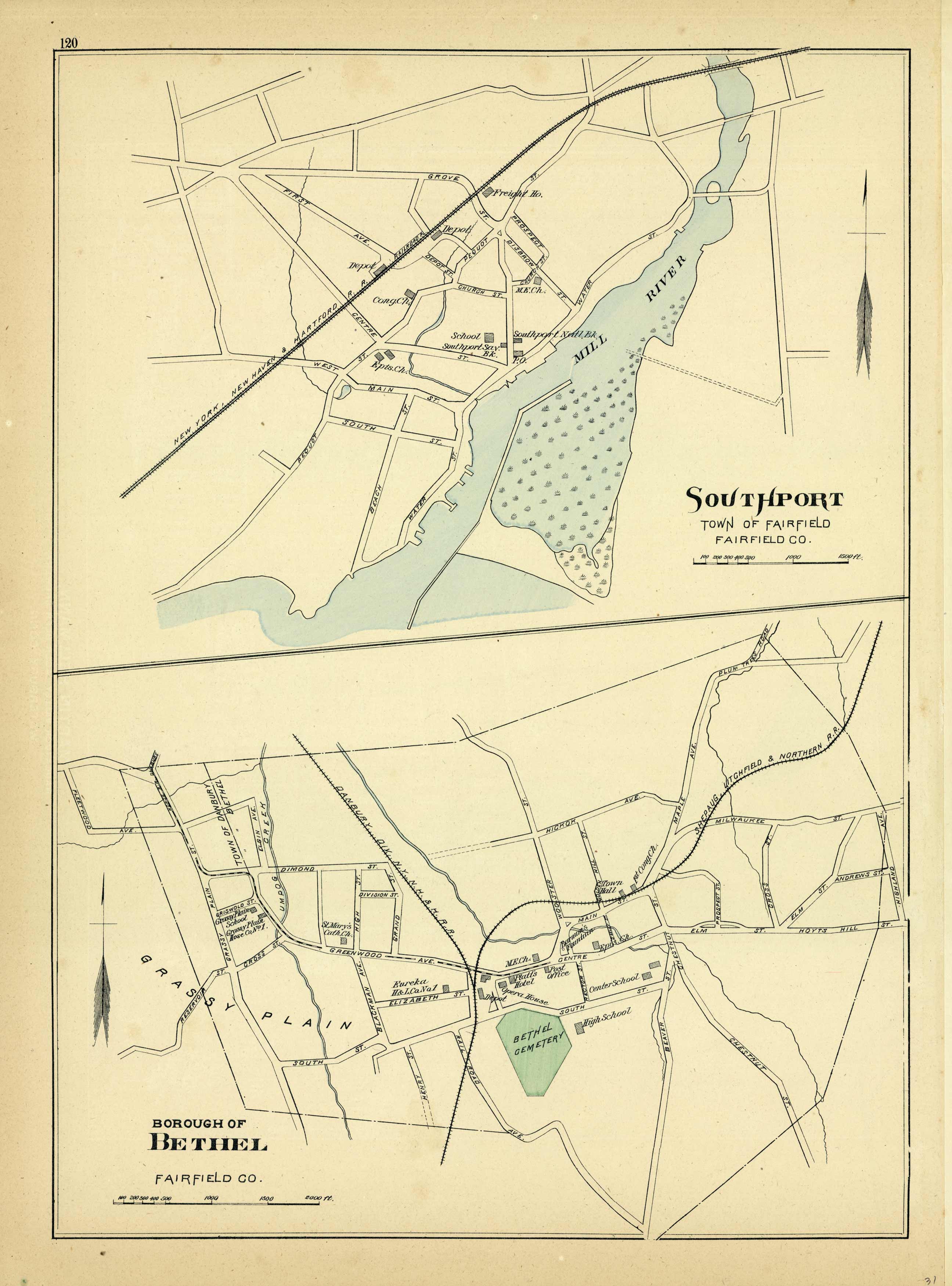 Southport Town of Fairfield Borough of Bethel