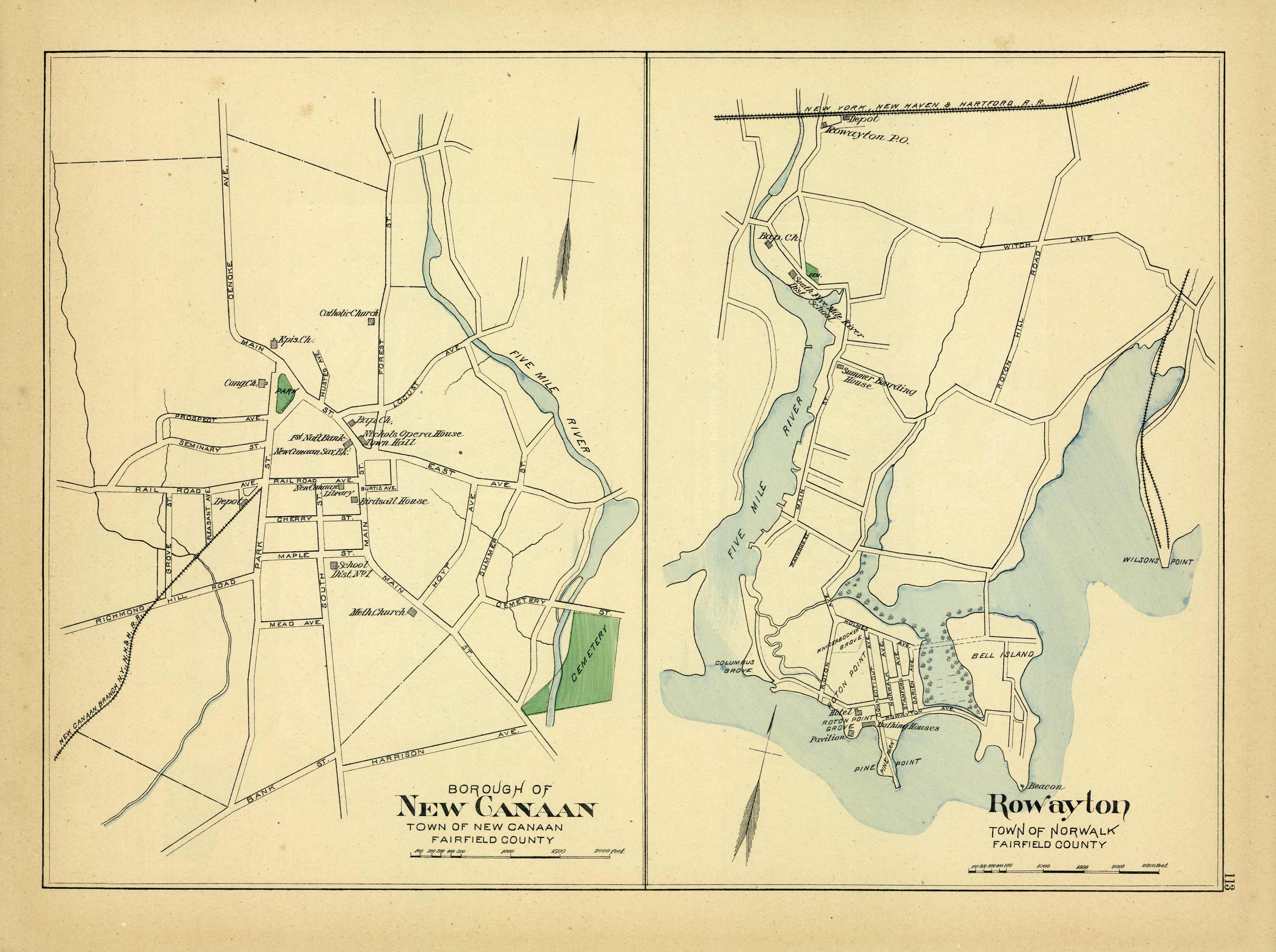 Borough of New Canaan Town of New Canaan Rowayton Town of Norwalk Borough of New Canaan Town of New Canaan Rowayton Town of Norwalk
