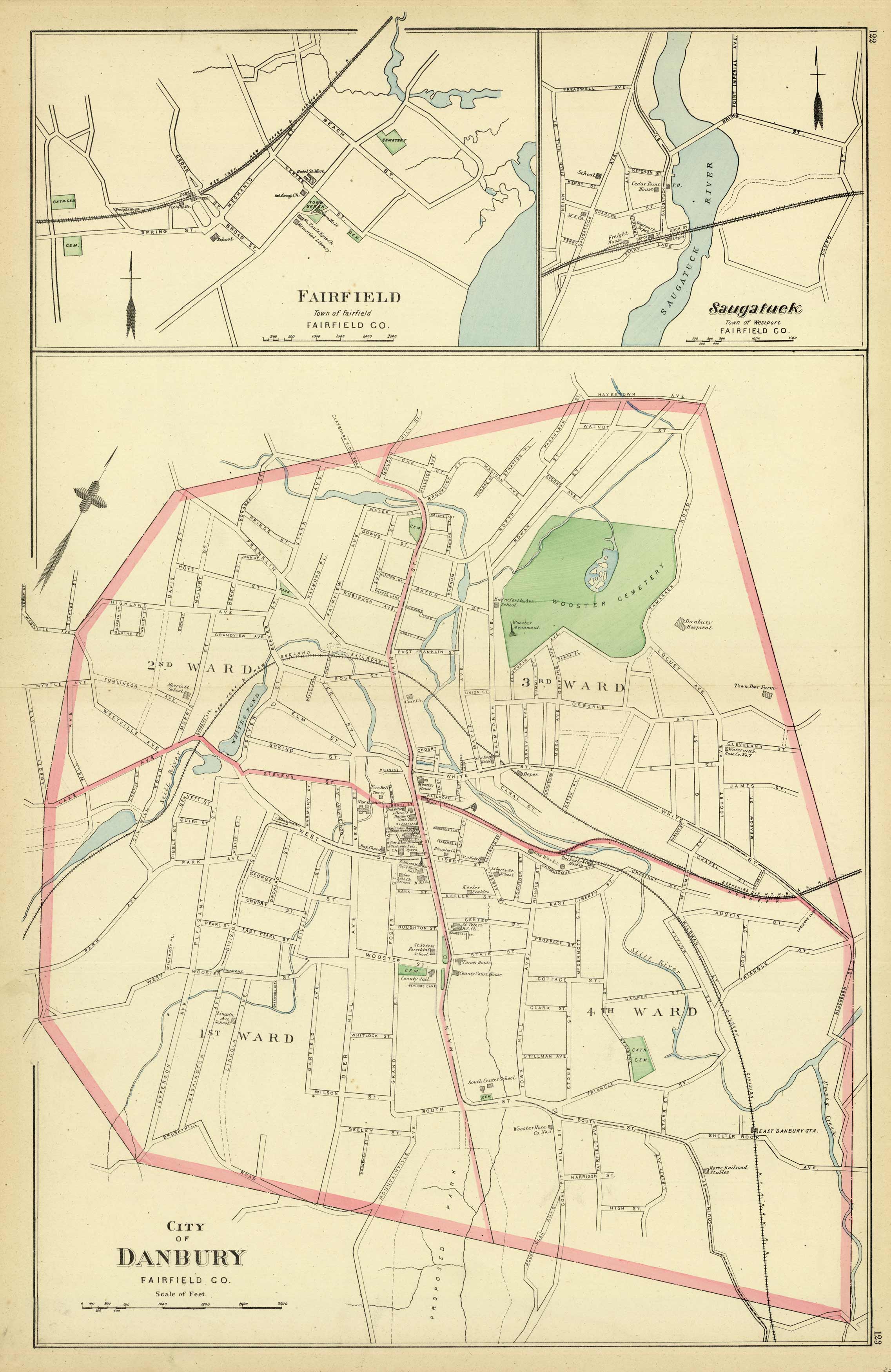 City of Danbury Town of Fairfield Town of Westport