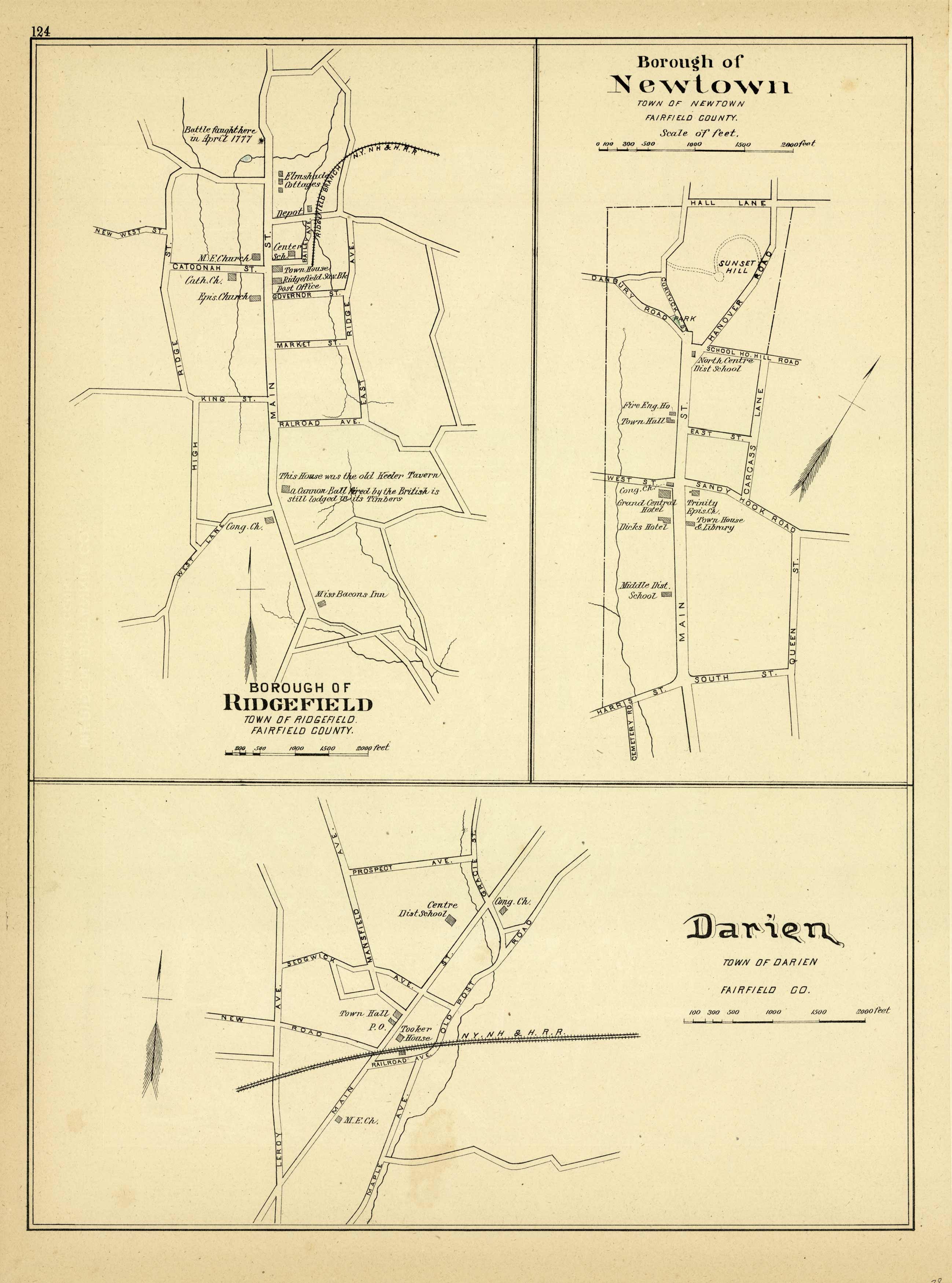 Town of Darien Borough of Ridgefield Borough of Newtown Town of Darien Borough of Ridgefield Borough of Newtown