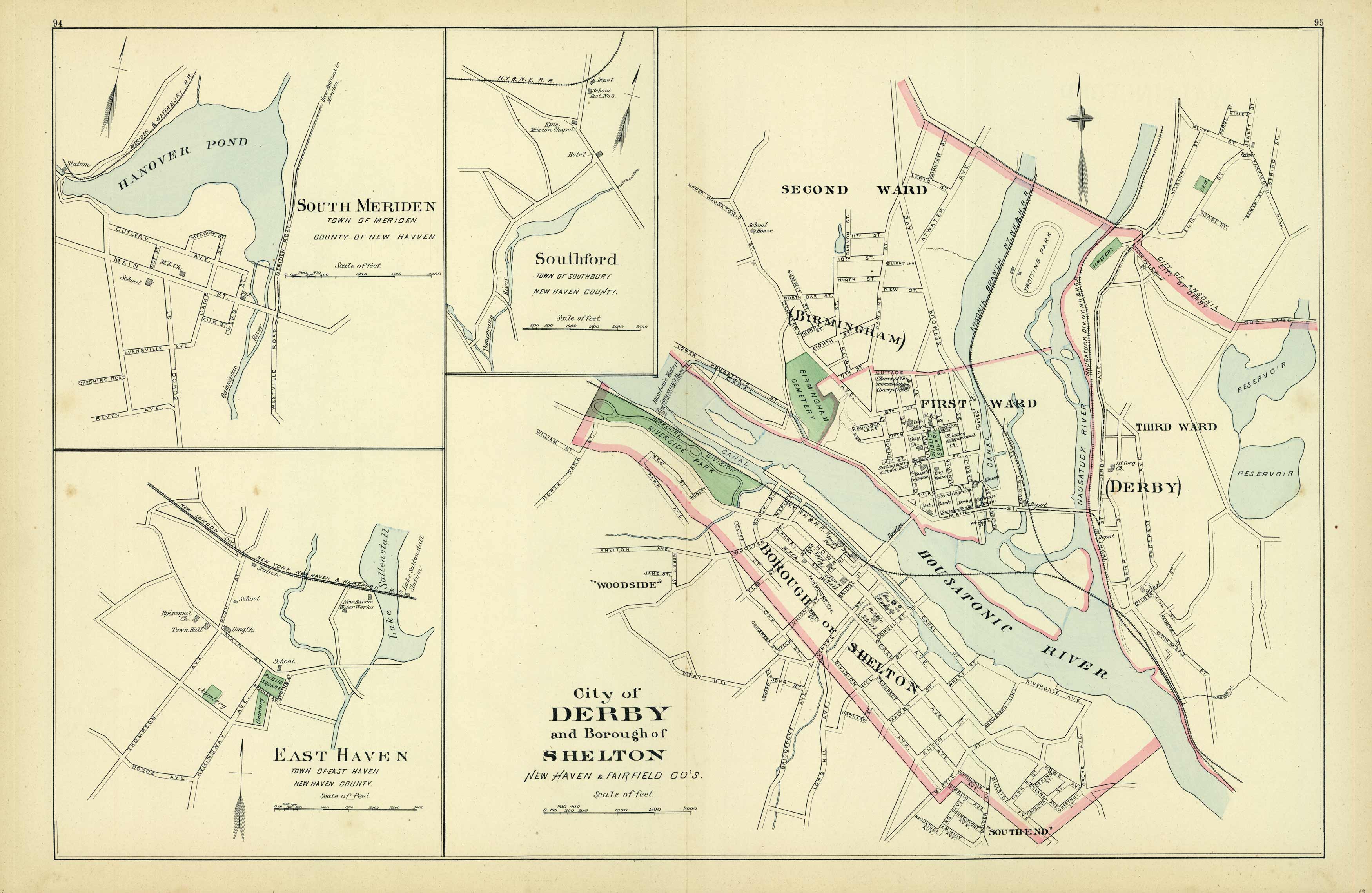 City of Derby Borough of Shelton Southford Town of Southbury Town of East Haven South Meriden town of Meriden City of Derby Borough of Shelton Southford Town of Southbury Town of East Haven South Meriden town of Meriden