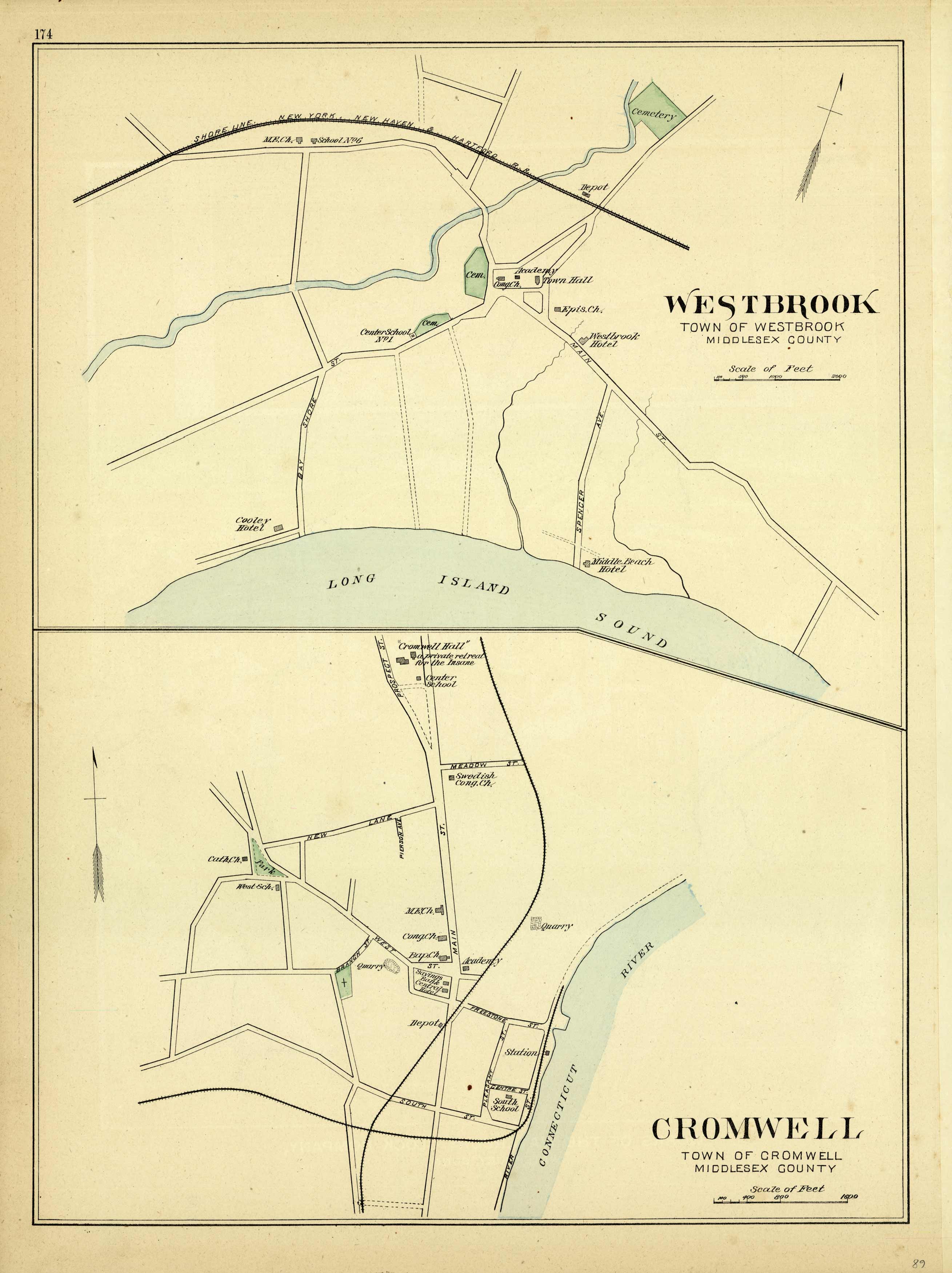 Towns of Westbrook and Cromwell Middlesex County Towns of Westbrook and Cromwell Middlesex County