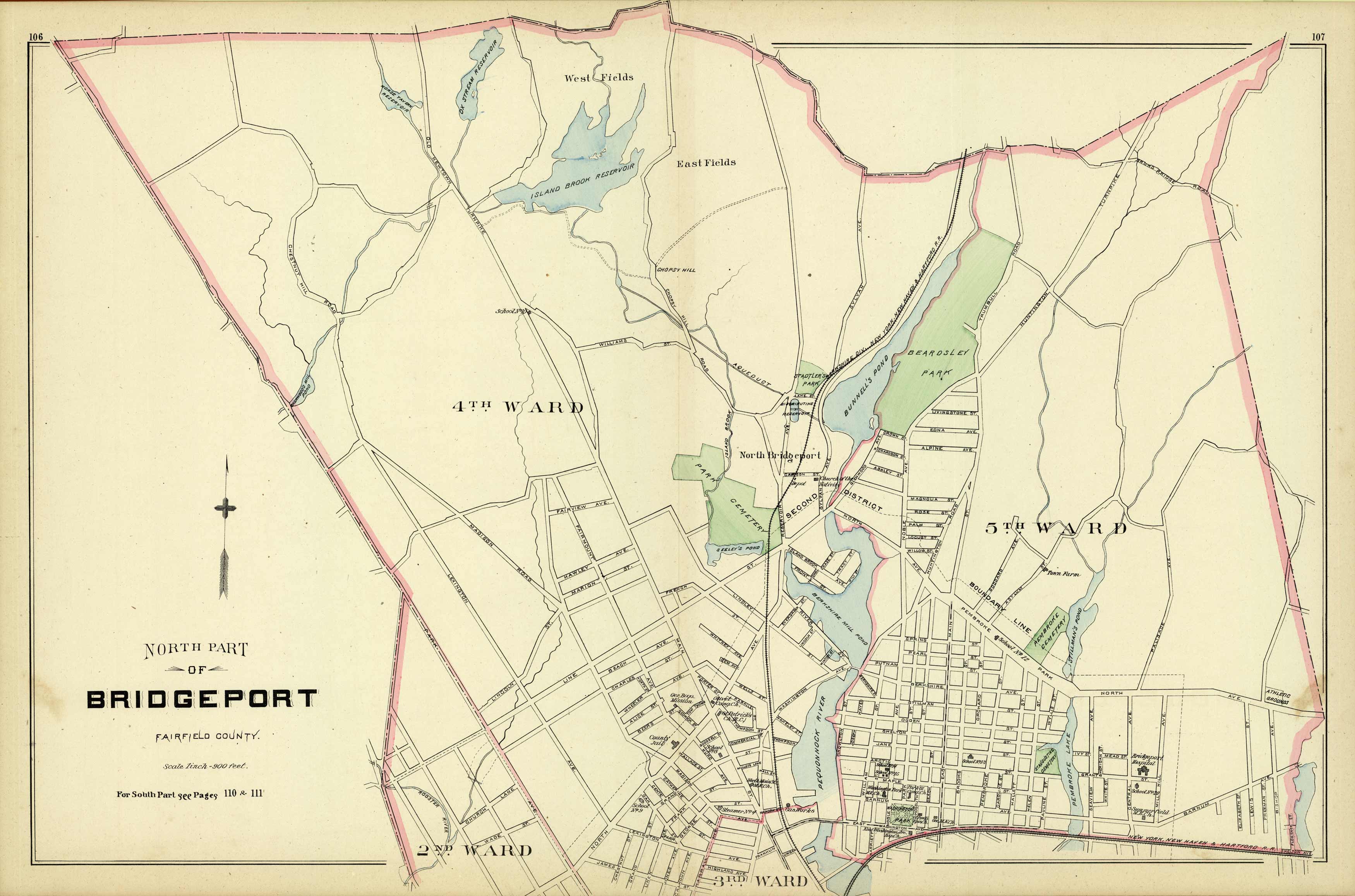 North Part of Bridgeport Fairfield County North Part of Bridgeport Fairfield County