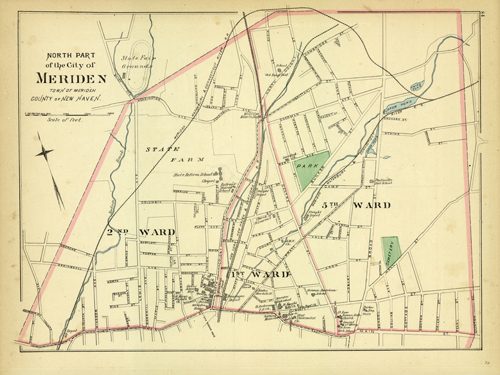 North Part of the City of Meriden New Haven County