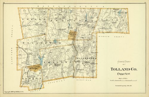 North Part of Tolland Connecticut