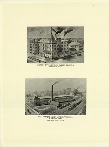 Factory of the Canfield Rubber Company Bridgeport