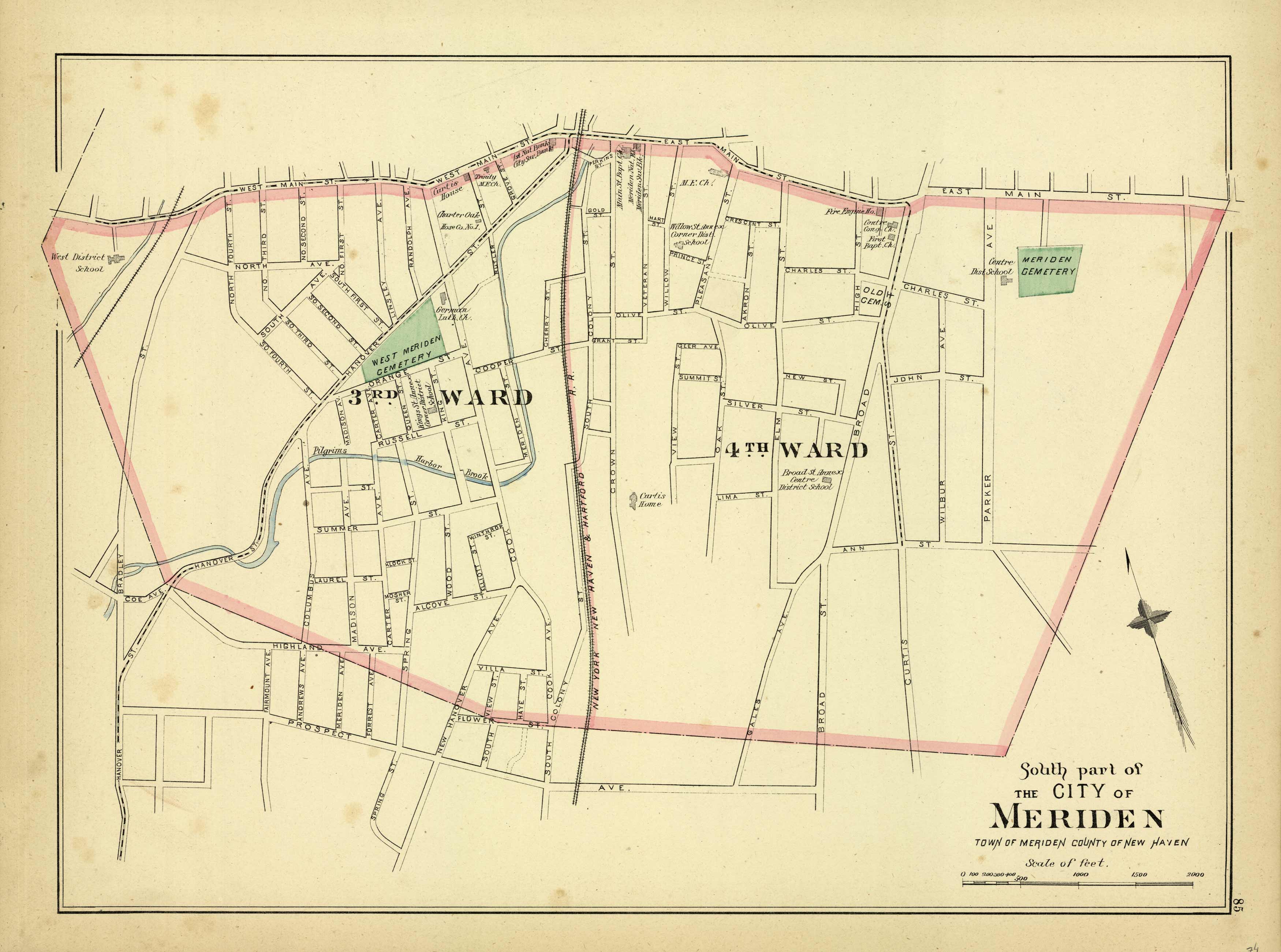 South Part of the City of Meriden New Haven County South Part of the City of Meriden New Haven County