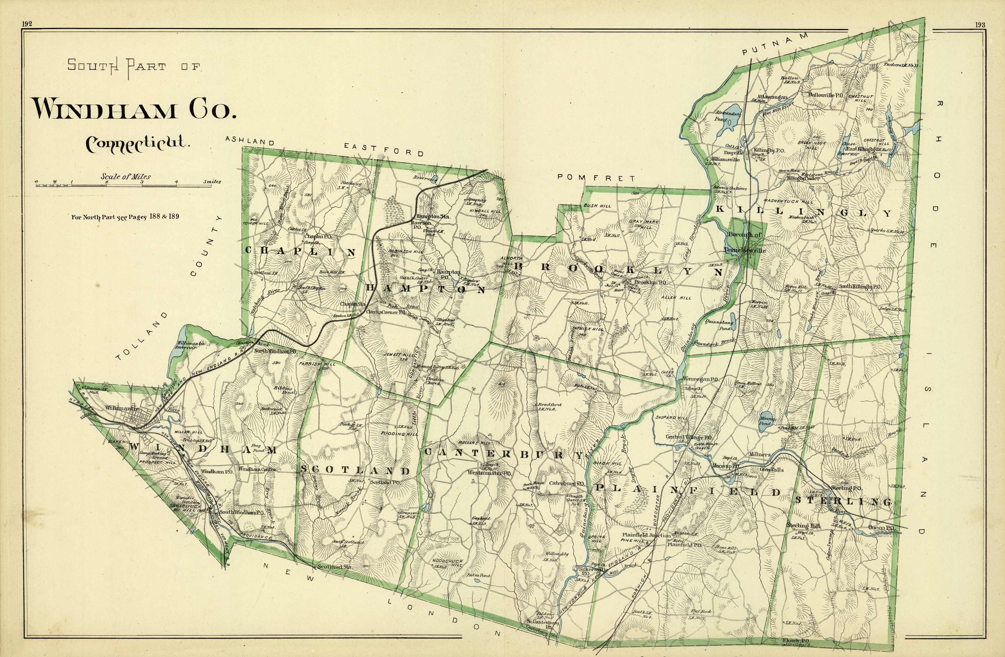 South Part of Windham County South Part of Windham County