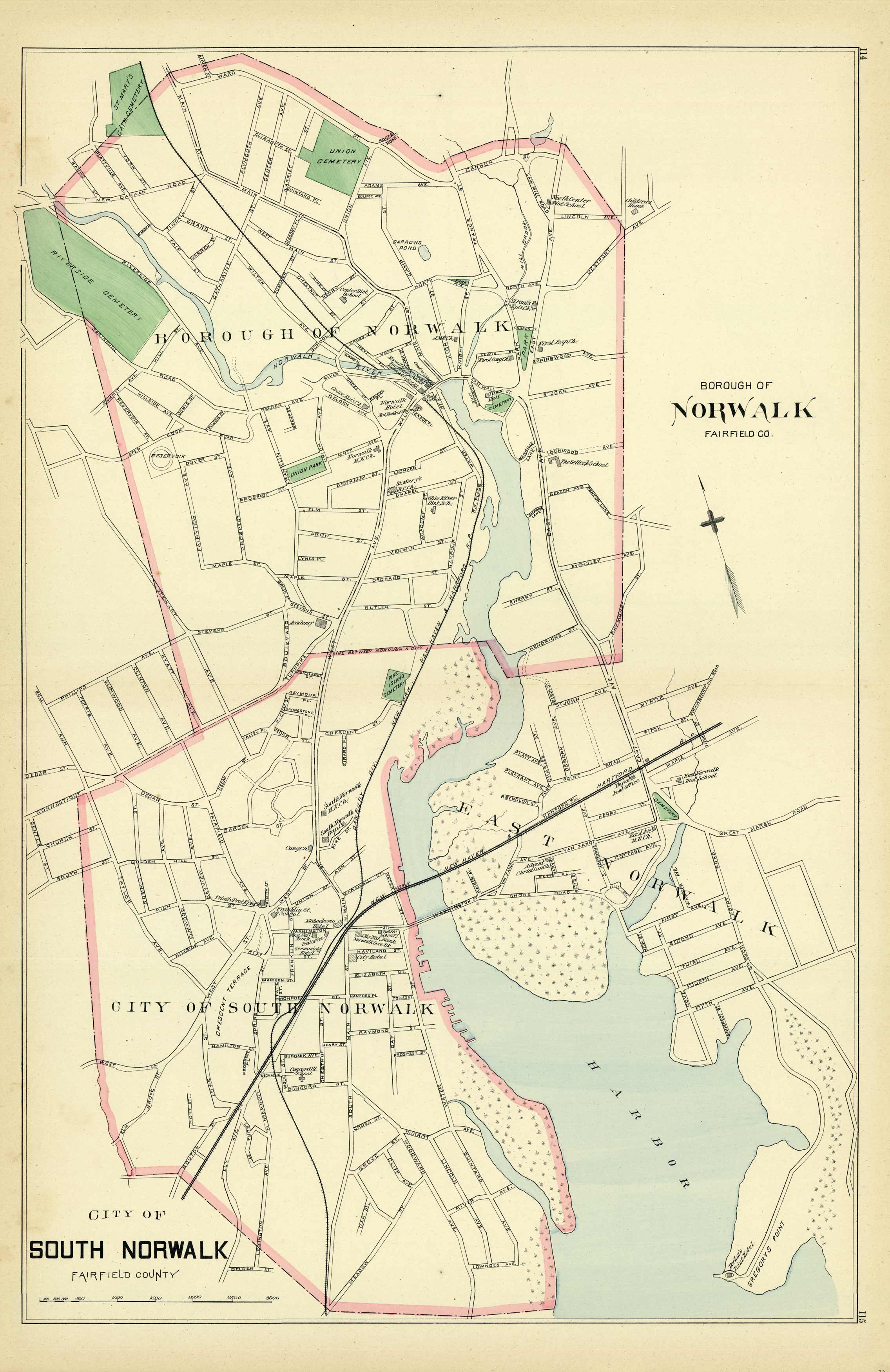 Borough of Norwalk City of South Norwalk Borough of Norwalk City of South Norwalk