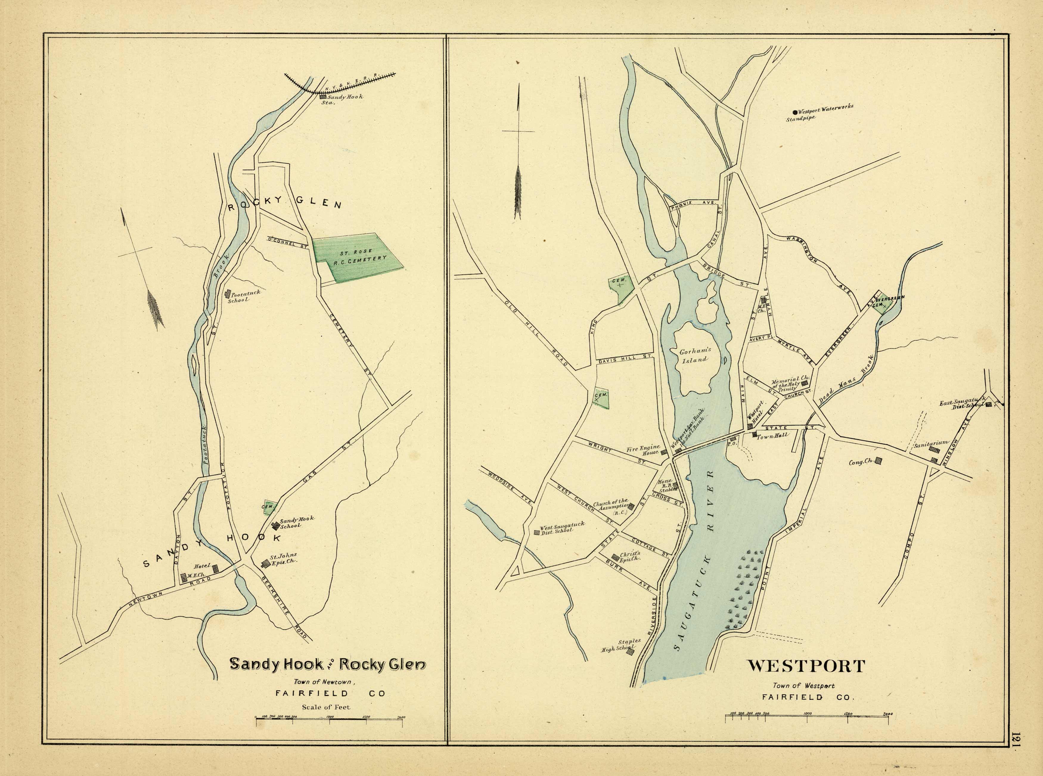 Sandy Hook and Rocky Glen Westport Sandy Hook and Rocky Glen Westport