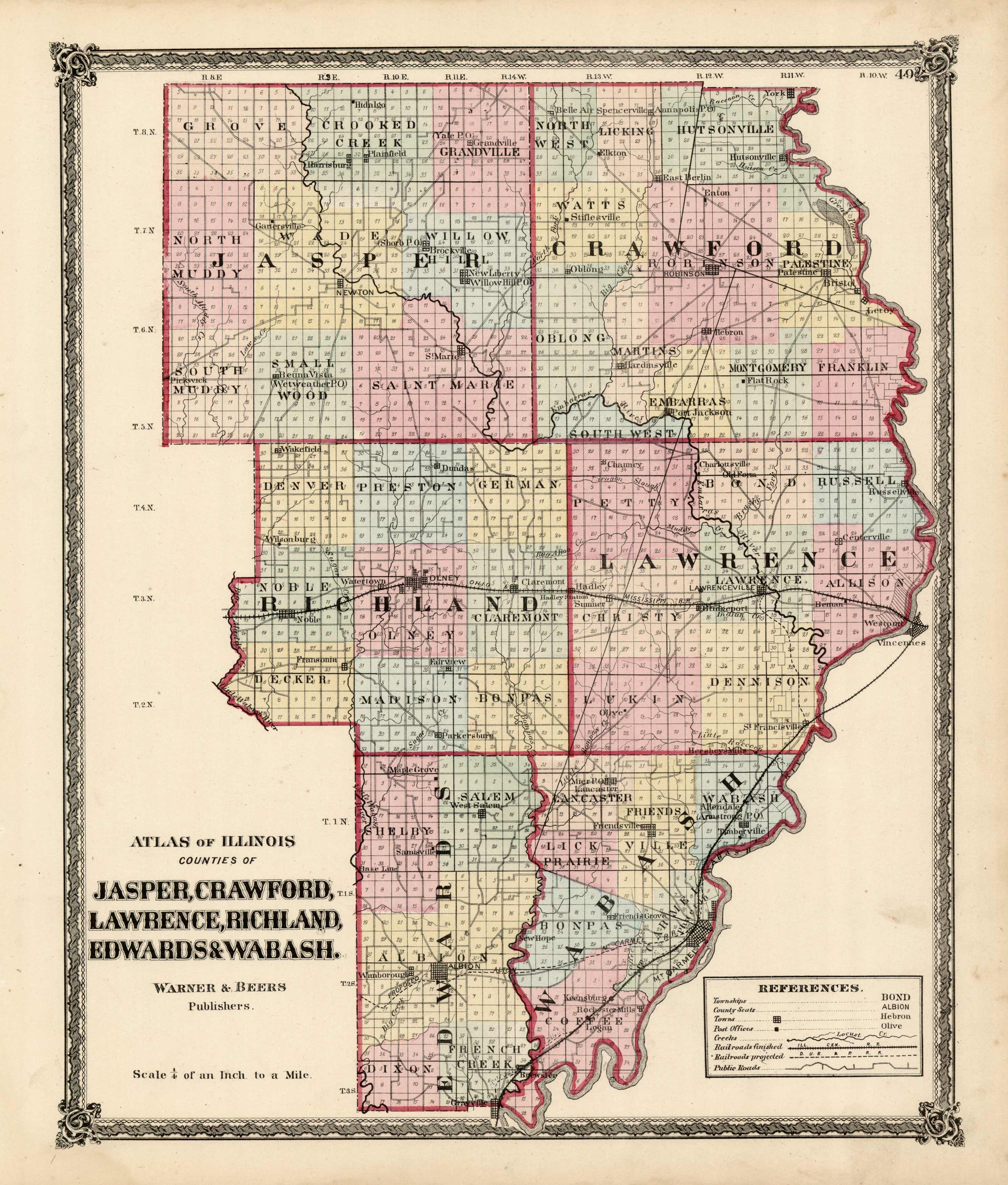 Illinois Counties of Jasper