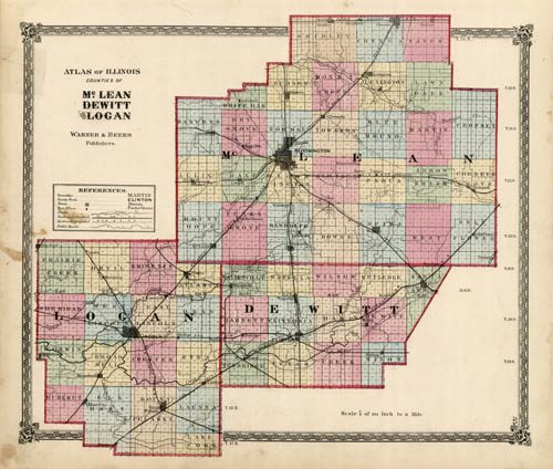 Illinois Counties of McLean