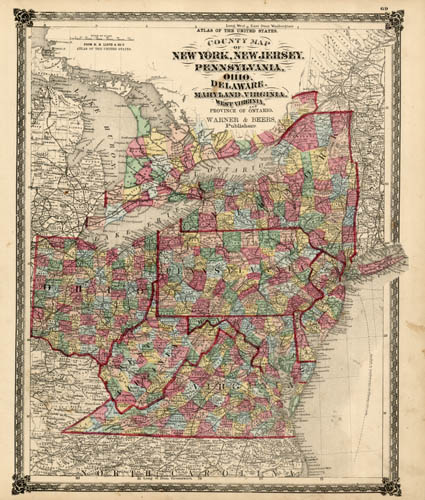 County Map of New York