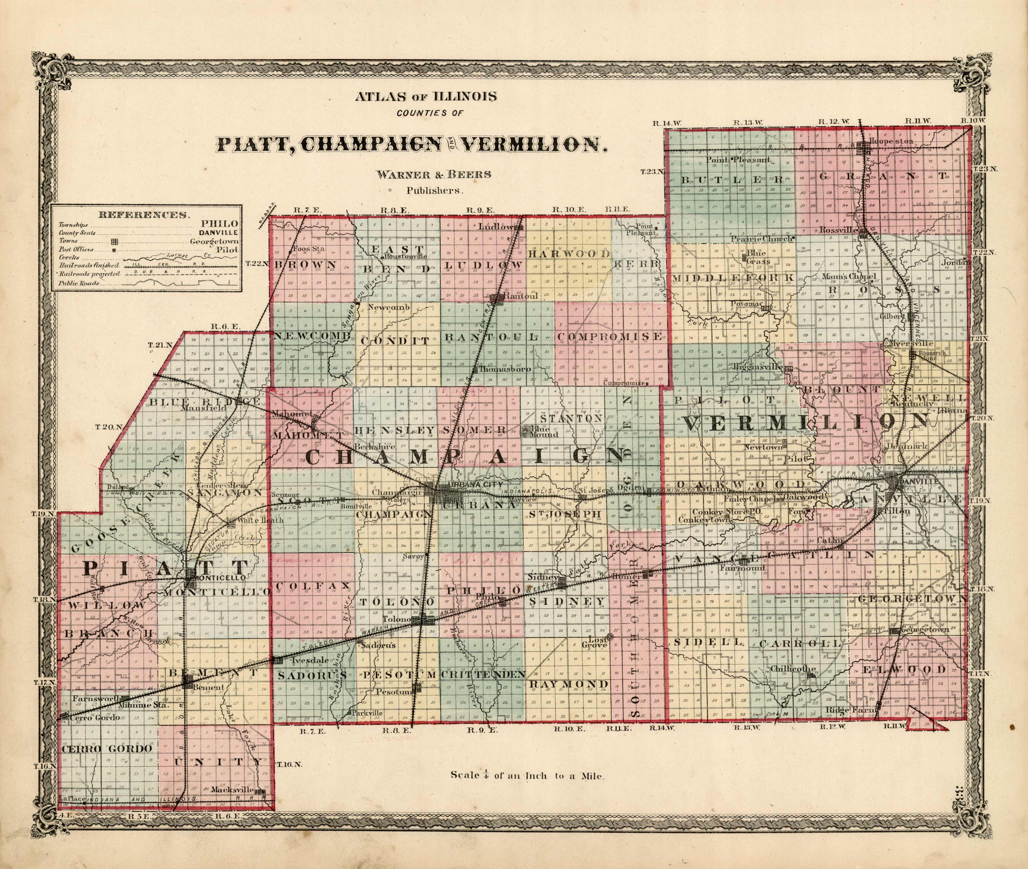 Illinois Counties of Piatt