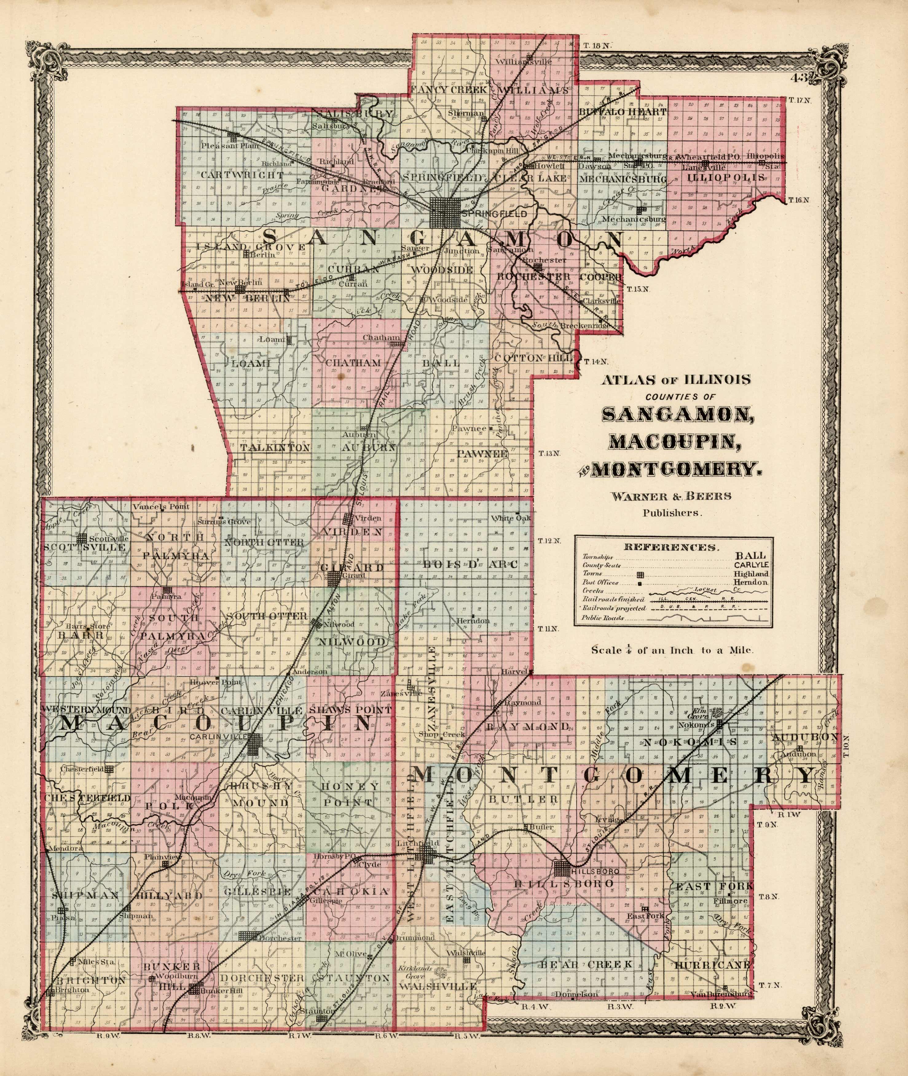 Illinois Counties of Sangamon Illinois Counties of Sangamon