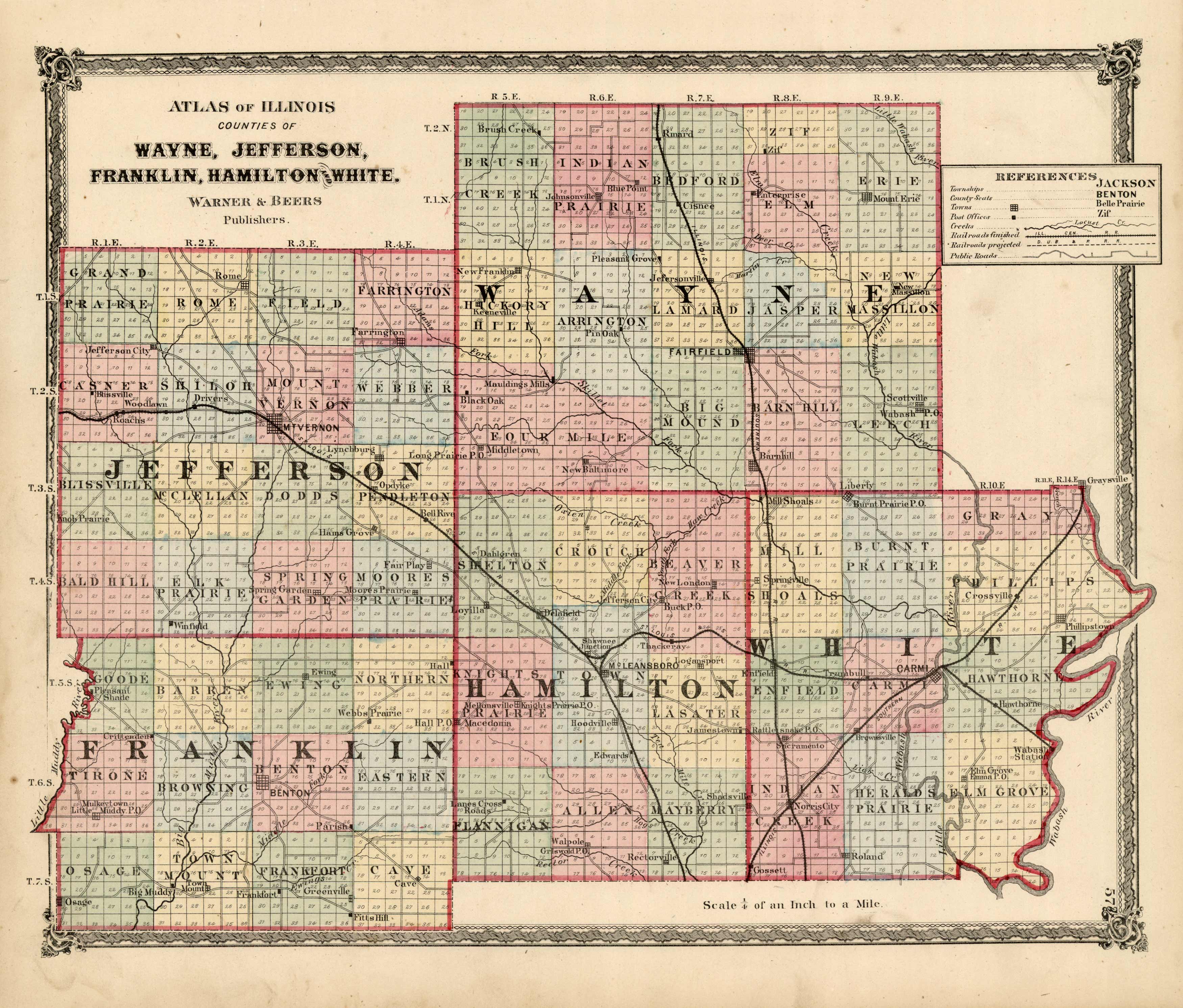 Illinois Counties of Wayne