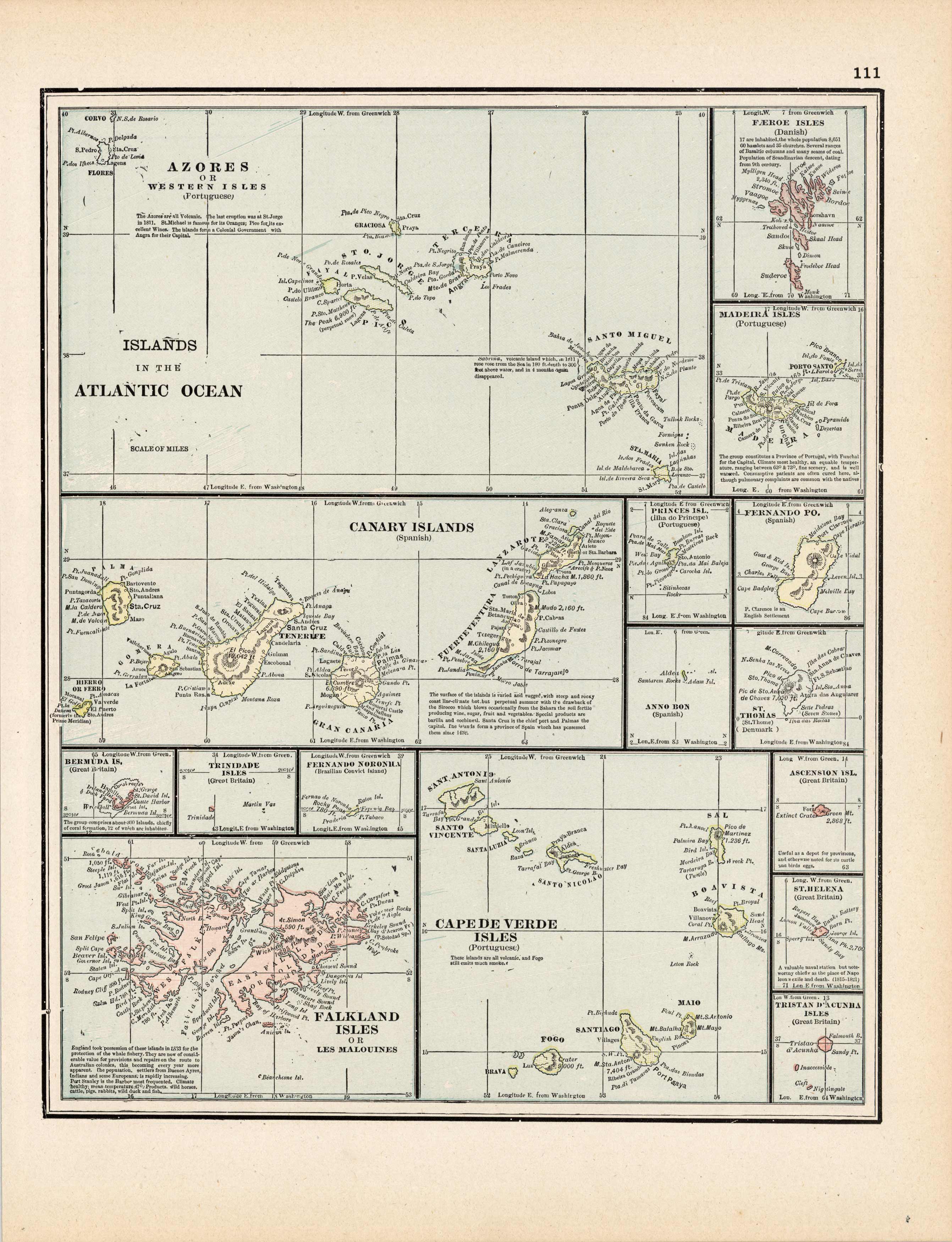Islands in the Atlantic Ocean