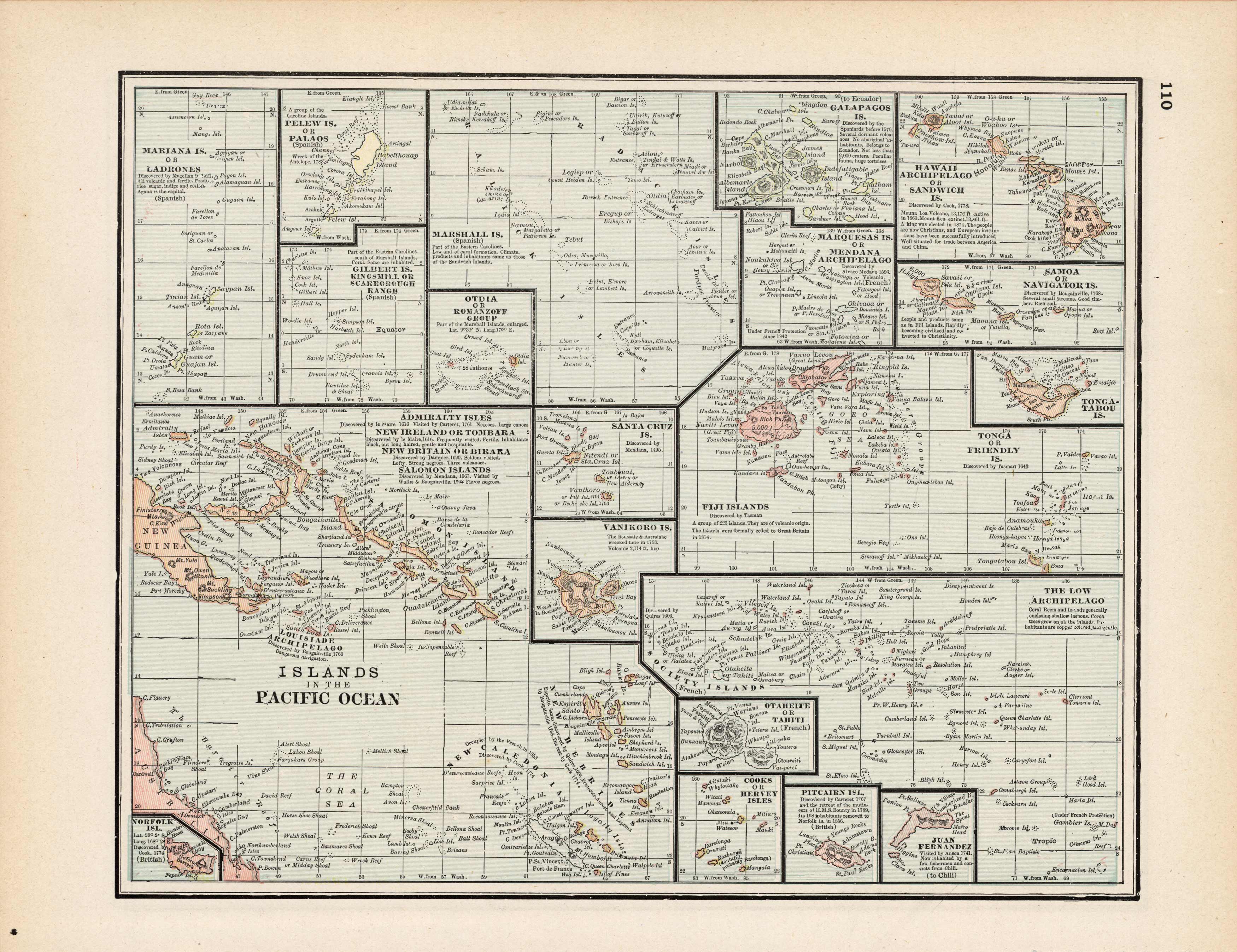 Islands in the Pacific Ocean Islands in the Pacific Ocean