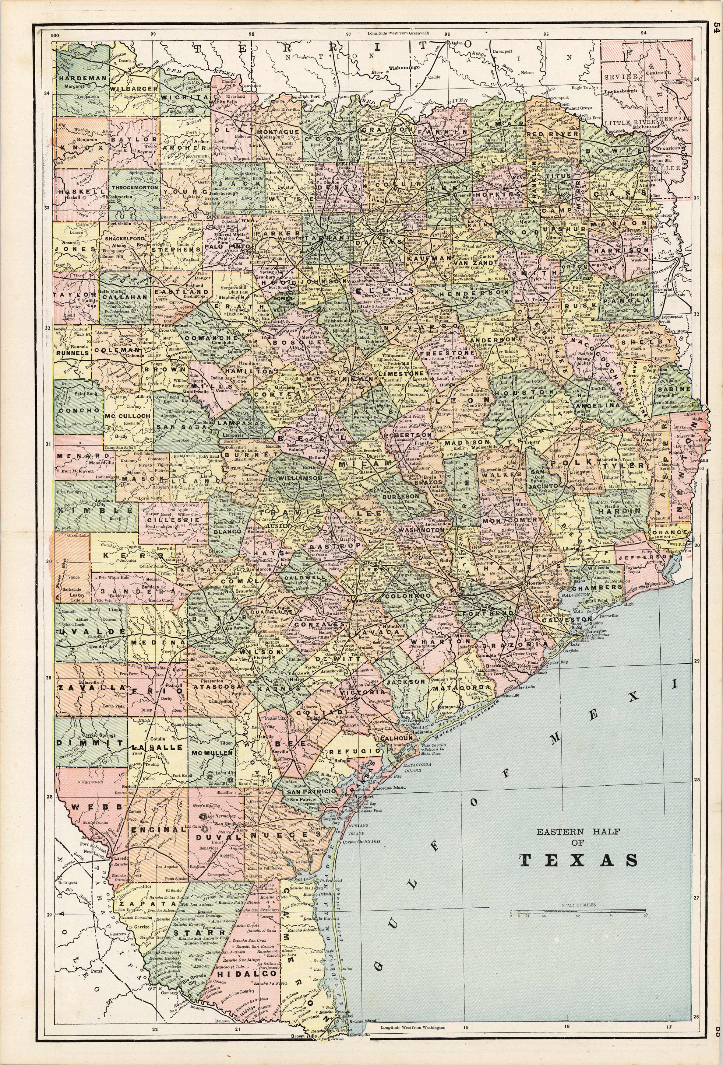 Eastern Half of Texas