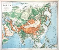 Orographical Map of Asia