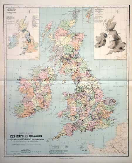 Industrial Map of The British Islands