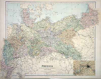 Prussia and The Smaller States of North Germany with Alsace-Lorraine