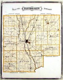 Map of Bartholomew County