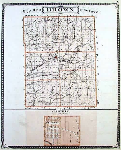 Map of Brown County