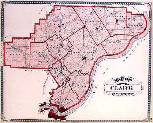 Map of Clark County