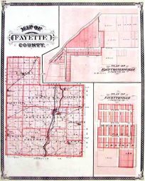 Map of Fayette County