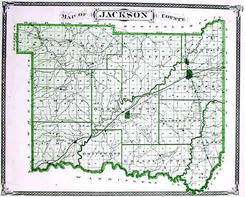 Map of Jackson County