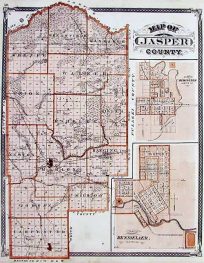 Map of Jasper County